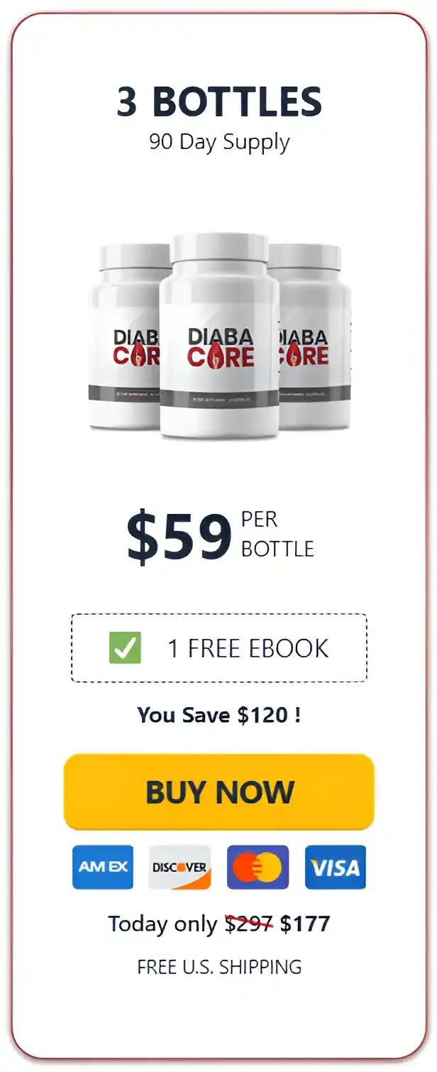 Diabacore 3 bottle pricing